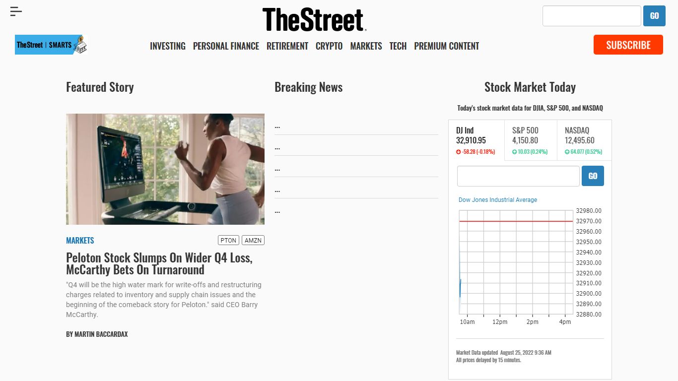 Stock Market - Business News, Market Data, Stock Analysis - TheStreet